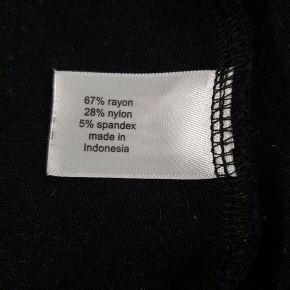 Lane Bryant Black Deep V-neck Tie Front Dress Size 24 - Picture 4 of 6